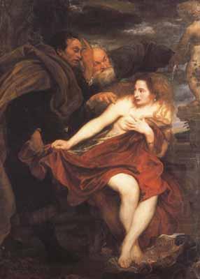 Anthony Van Dyck Susanna and The Elders (mk03) china oil painting image
